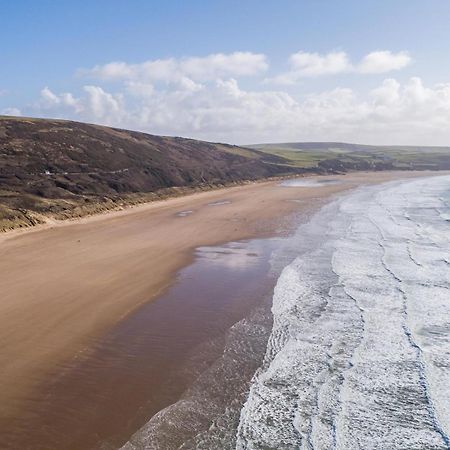 Byron - Luxury Self-Catering Coastal Apartment At The Heart Of Woolacombe With Heated Indoor Pool & Gym - 4 Minutes Walk To Beach! 6 Middlecombe Exterior foto